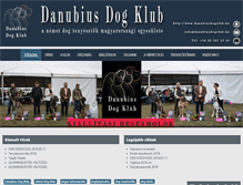 Tablet Screenshot of danubiusdogclub.hu
